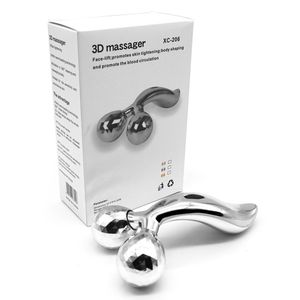 Rouleau de Massage Facial Magnétique 3D à Rotation 360° – Soin Raffermissant pour le Visage et le Cou