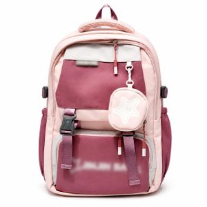 Sac à Dos Scolaire – Multi-Compartiments avec Petite Pochette