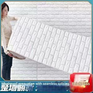 Stickers muraux et papier peint 3D autocollants – 0,7 × 5 mètres – Panneaux souples anti-choc pour une décoration de chambre chaleureuse