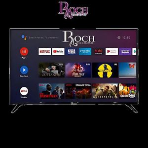 Roch TV LED 32" HD GOOGLE TV - WIFI + BLUETOOTH - Régulateur De Tension - Décodeur Intégré - WIFI - Android -  24 Mois De Garantie.