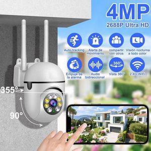 JNKACLD Interphone D'intérieur Extérieur De La Caméra Intelligente Wifi à Double Lentille 1080p