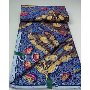 Vlisco Satin Royal - Pagne Haut de gamme 