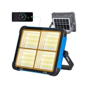 HEPU Puissante Lampe de travail LED 4 Modes Batterie Externe 1650mAh USB Rechargeable Power Bank IP66 Étanche pour chantier d'urgence