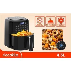 Decakila FRITEUSE A AIR ÉLECTRIQUE 4,5L/ 1400W + ECRAN LED KEEC100B 