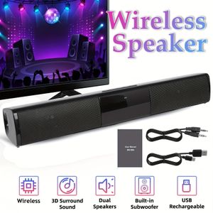 Barre de son Bluetooth sans fil multifonction, enceinte TV home cinéma à son surround 3D