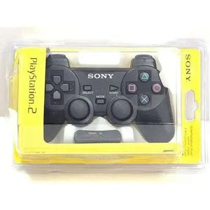 Manette PS2 de Qualité Sans fiil - Noir