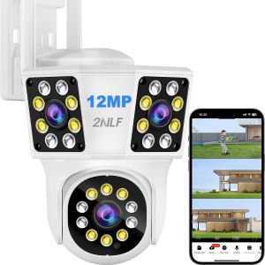 2NLF 2NLF Caméra De Sécurité Wifi Extérieure 12mp
