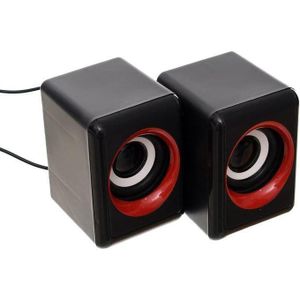 Puissant Baffles D'ordinateur - Mega Bass - Noir