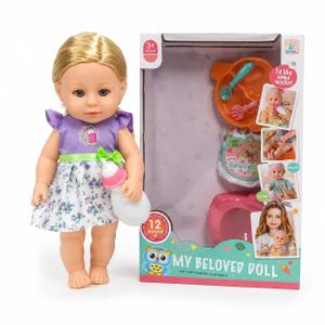 Poupée Interactive avec Accessoires – Dès 3 Ans