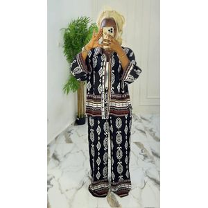 Ensemble Chic Pantalon large imprimé