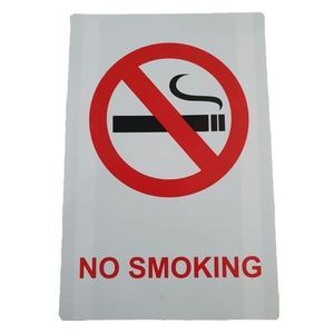 La Plaque   NO SMOKING - Plastique