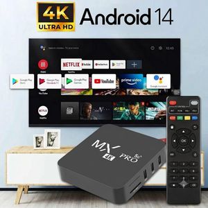 Android TV Box Connectée avec Télécommande Vocale 32GO RAM+256GB