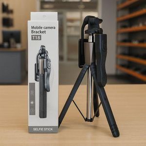 Trépied professionnel pour téléphone et appareil photo pliable 360 degrés 4 axes multifonctions rotation 270 degré avec télécommande Bluetooth intégré 