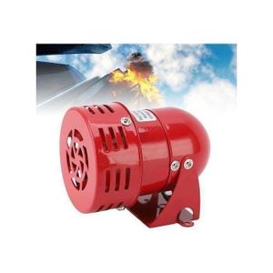 puissant SECURITE Prévention des Incendies de Véhicule de Transport D'usine sonore électrique 110 décibels pour usines, écoles, fer et cuivre, étanche