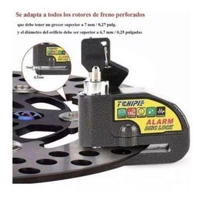 Partagez ce produit    Cadenas Antivol Moto Bloque Disque Bloque Roue,Verrou De Sécurité Anti-vol Pour Moto Et Scooter, Cadenas Et Freins à Disque Pour Vélo