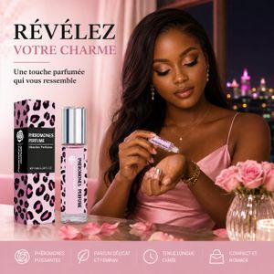 Parfum Phéromone Femme - Concentré d'Attraction Longue Tenue, Roll-On Pratique 10ml