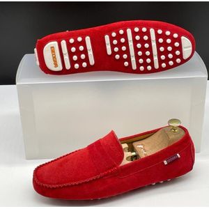 Gn Baladeuse homme en cuir-rouge