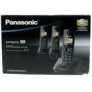 Panasonic Téléphone Portatif KX-TG2713 (trio, 3 Combinés)