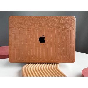 Kit Coque Macbook : Kiit de Protection Similicuir Marron pour Macbook Air et Pro   *Regardez derrière la machine pour voir le numéro du modèle sa commence par A*