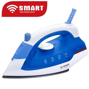SMART TECHNOLOGY Fer à Vapeur Professionnel - STPFR-3000 - 130 Ml - Bleu/Blanc - 3 Mois Garantie