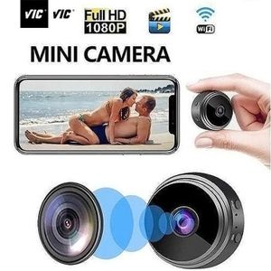 VIC VIC VC89 Mini WiFi Camera 1080P HD Wireless - 150° Wide Angle, Supports 128GB Micro SD