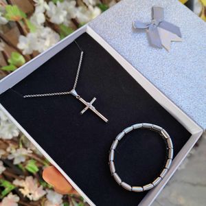 Bijoux bracelet  Homme agenté chaîne jésus homme ensemble bijoux accessoire homme inox luxe mode garçon cadeau Homme coffret cadeau anniversaire homme fête pères Saint Valentin Mariage amour cœur 