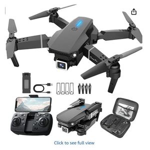 Mini Drone Pliable Haute Définition E88 Pro – Caméra Grand Angle & Pack Voyage