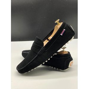 baladeuse homme en cuir-noir