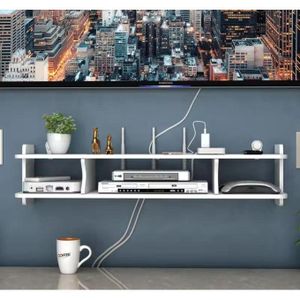Étagère Murale De Rangement Decodeur , Wifi Et Autres 80cm