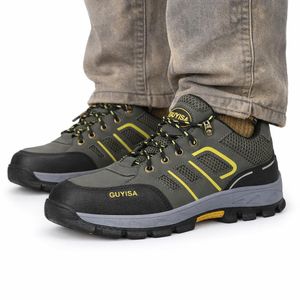 GUYISA Chaussures de Sécurité Antidérapantes et Anti-Perforation avec Embout en Acier
