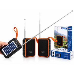 Haut-Parleur Sans Fil avec Radio FM, Panneau Solaire.