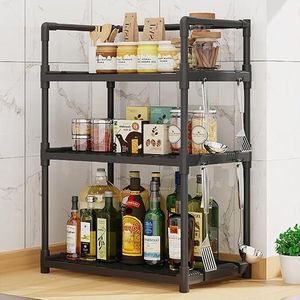 Étagère de Rangement Multifonction Cuisine – Organisateur Gain de Place