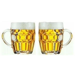 VERRE 2 Pièces - Grandes Chopes à Bière 0,57L - Verre