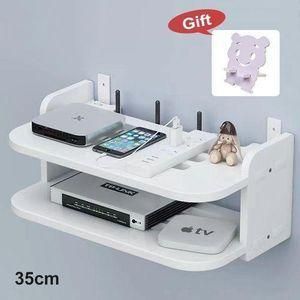 Étagère murale 45 cm compatible avec lecteur DVD/décodeur