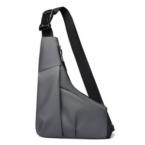 Sac banane imperméable pour homme, sac bandoulière multi-poches