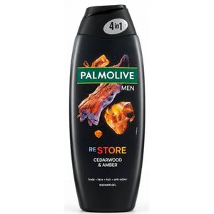 Gel Douche Corps 4 en 1 Homme PALMOLIVE MEN 500ml Tous Types De Peaux Importé De France 