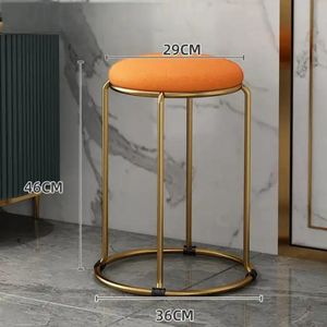 Assise ,Tabouret Coussin rond moelleux en tissu