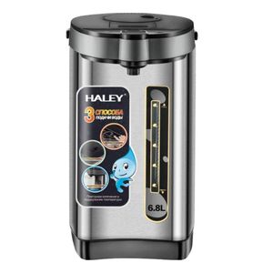 Bouilloire Thermos Électrique HALEY HY-6883 – XXL 6,8 L en Acier Inoxydable 304