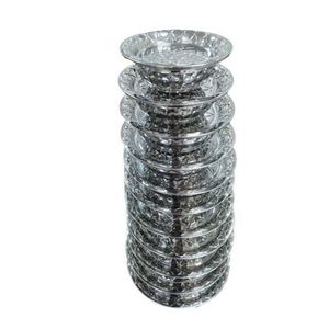 Lot De 10 Assiettes Creuse À Couvercle En Inox