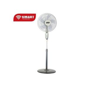 SMART TECHNOLOGY Ventilateur 18" - STV-1852C - Blanc-Gris - 60W-5 Hélices Garantie 12  Mois