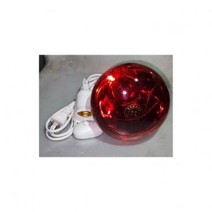 LE KIT AMPOULE INFRAROUGE 100W ET CORDON D'ALIMENTATION 2 METRE  AVEC DOUILLE ET INTERRUPTEUR