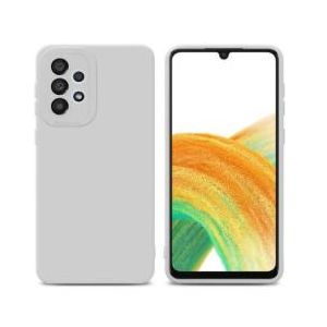 Coque Silicone Compatible Pour Samsung Galaxy A72 - Blanc