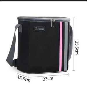 Grand sac isotherme étanche à bandoulière pour déjeuner, idéal pour le travail, l'école, les voyages et les pique-niques.