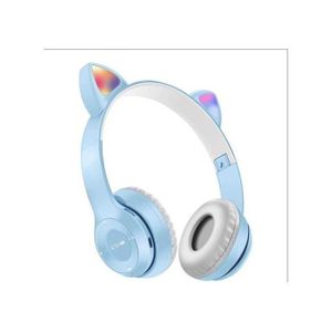 P47M - Casque Bluetooth - MP3 - MP4 - RGB - Bleu