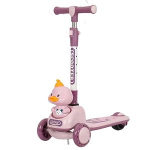 Trottinette à trois roues pour enfants de 3 à 7 ans, garçons et filles
