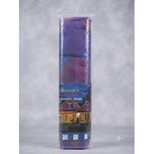 Rideau Moustiquaire de Porte Magnétique / Anti-Moustiques - 90x210 cm - Bleu