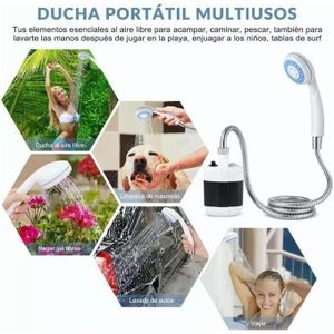 Super Pompe De Douche De Camping ABS Avec Batterie électrique Pour Une Utilisation En Extérieur