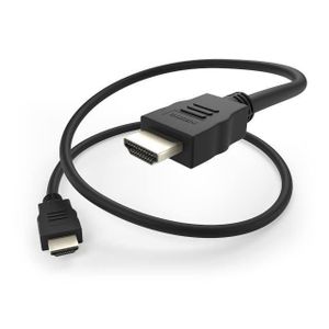 Câble connecteurs hdmi standard 1,5 mètre de type A , mâle-mâle- noir.
