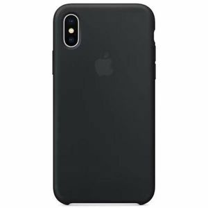 Coque En Silicone Compatible IPhone X avec 1 Antichoc - Noir