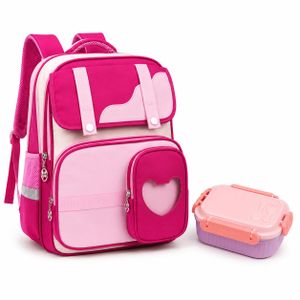 Sac Scolaire Grande Capacité avec Boîte à Goûter Offerte